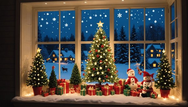 Décoration vitrine noël professionnel : créez une ambiance magique