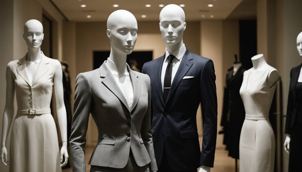 Mannequin vitrine sans tête : l'élégance sans visage